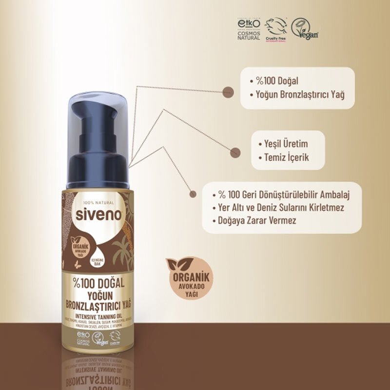 Intensive Bronzing Oil - Natural Glow with Carrot & Avocado Oils - TryAladdin