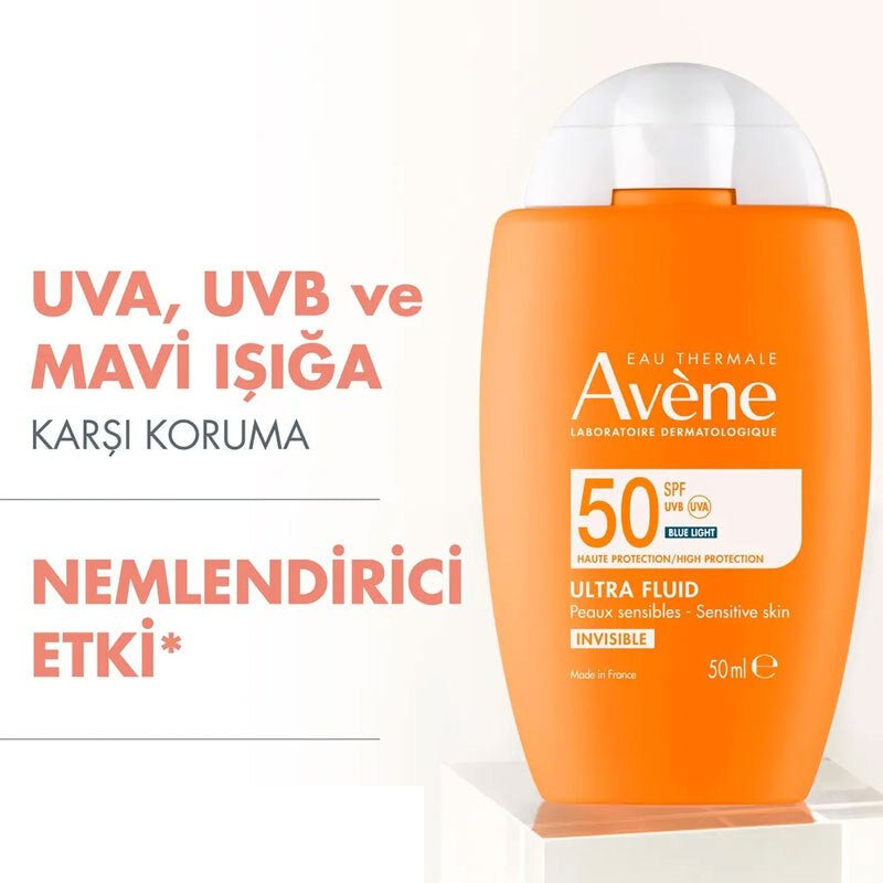 Invisible SPF50+ Ultra Fluid Sunscreen for Normal & Combination Skin - TryAladdin