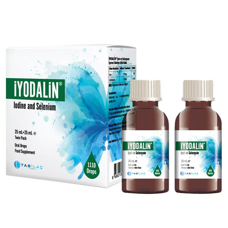 Iodine & Selenium Liquid Drops - Thyroid & Antioxidant Support - TryAladdin