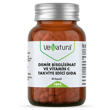 Iron Bisglycinate & Vitamin C - Enhanced Absorption Capsules - TryAladdin