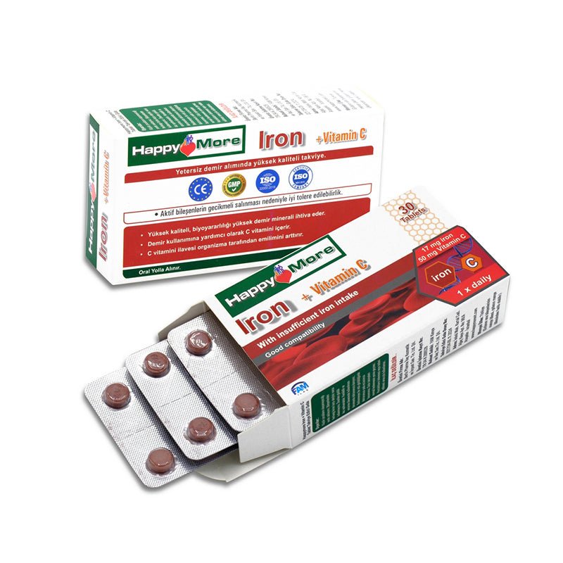 Iron & Vitamin C Blend - Daily Nutritional Support Formula - TryAladdin