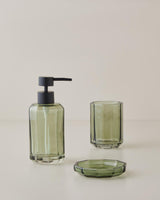 Premium Bathroom Vanity Set - Emerald Green 3-Piece