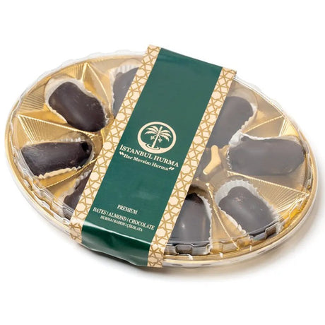 Istanbul Hurma Premium Dark Chocolate Covered Almond Dates - TryAladdin
