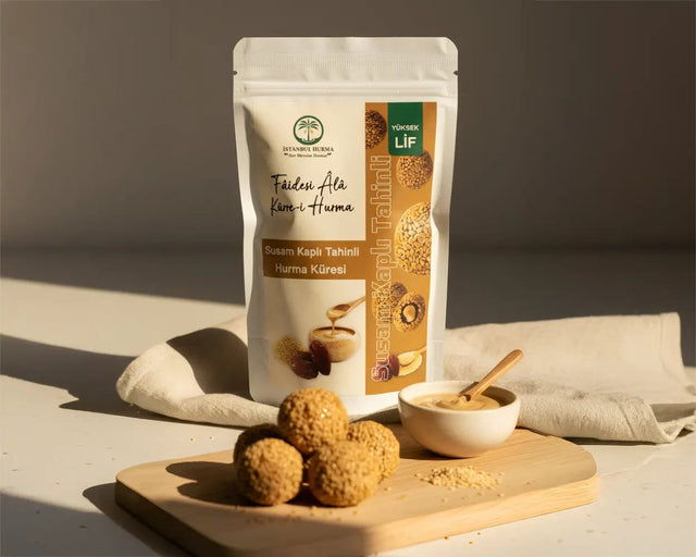 Istanbul Hurma Premium Sesame Tahini Date Bites - TryAladdin