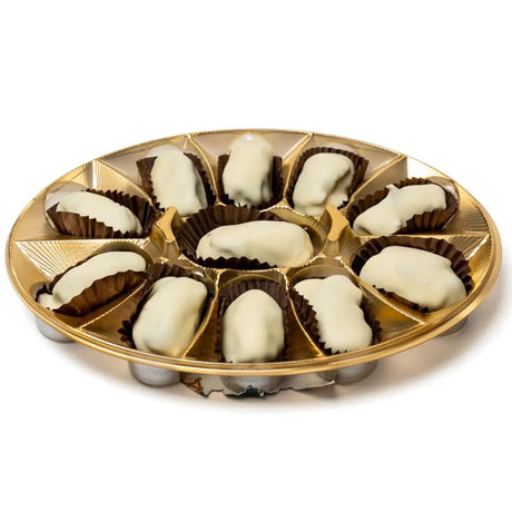 Istanbul Hurma Premium White Chocolate Covered Almond Dates - TryAladdin