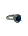 Istanbul Jewelry | Sapphire Turkish Design Oval Handmade Silver Ring