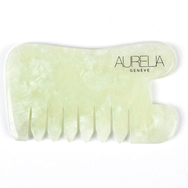 Jade Comb Gua Sha Facial Massage Stone - TryAladdin