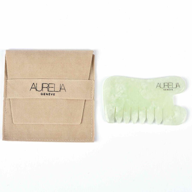Jade Comb Gua Sha Facial Massage Stone - TryAladdin