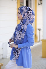 Jean Print Chiffon Scarf - Lightweight & Breathable - TryAladdin