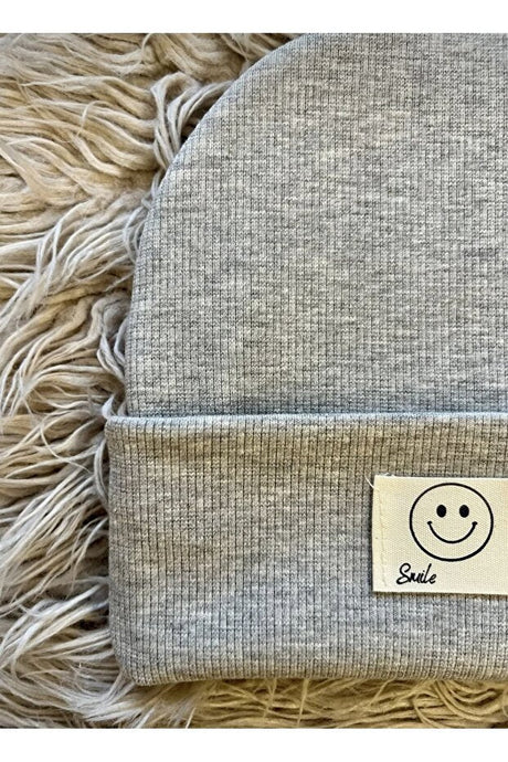 Junior Smile cotton Beanies - 2 - Pack - TryAladdin