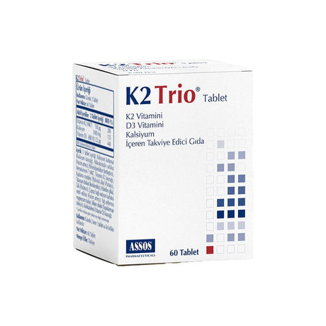 K2, D3 & Calcium Supplement - Bone & Immune Support Tablets - TryAladdin