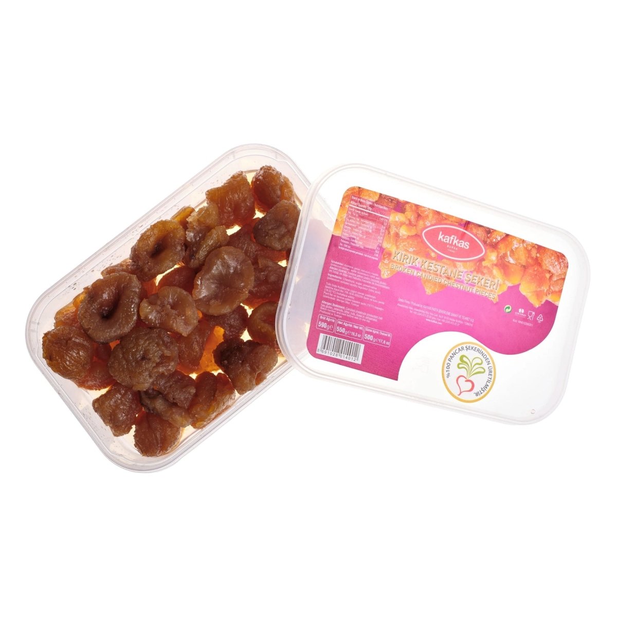 Kafkas Premium Candied Chestnut Broken Pieces - 500g - TryAladdin