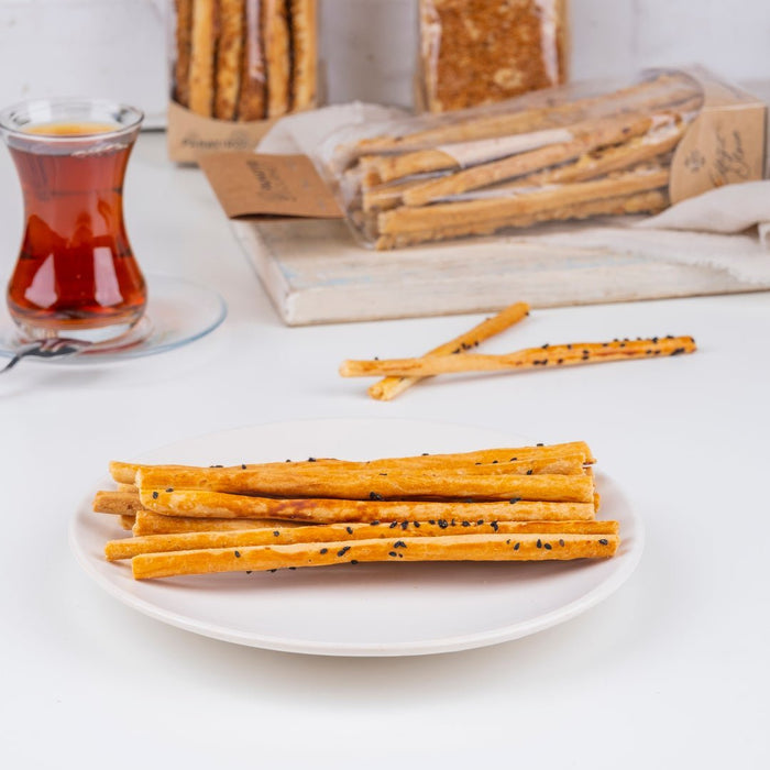 Kalamoz | Salty Sticks with Black Seed - Turkish Bakery Batonsale Kraker