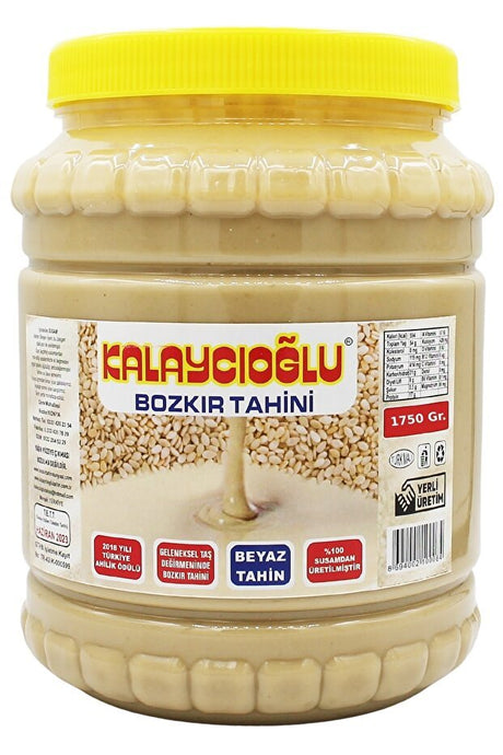 Kalaycioglu Premium Hulled White Tahini Paste - 1750g - TryAladdin