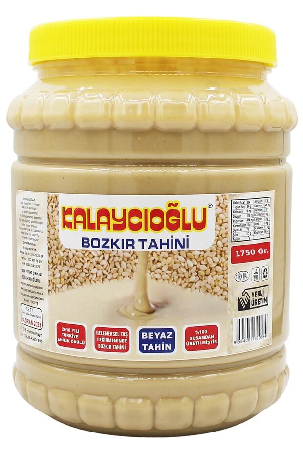 Kalaycioglu Premium Hulled White Tahini Paste - 1750g - TryAladdin