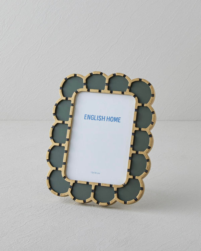 Elegant Decorative Photo Frame 13x18cm Green