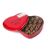 Melodi - Premium Milk Chocolate in a Heart-Shaped Red Metal Box - 400 Grams