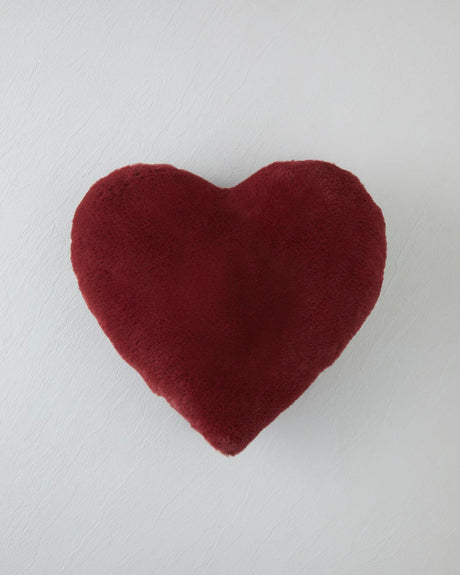Premium-Plush-Heart-Decorative-Cushion-Burgundy