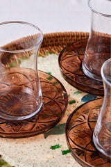 Karaca Amberia Premium Turkish Tea Set for 6 - 12 - Piece Collection - TryAladdin