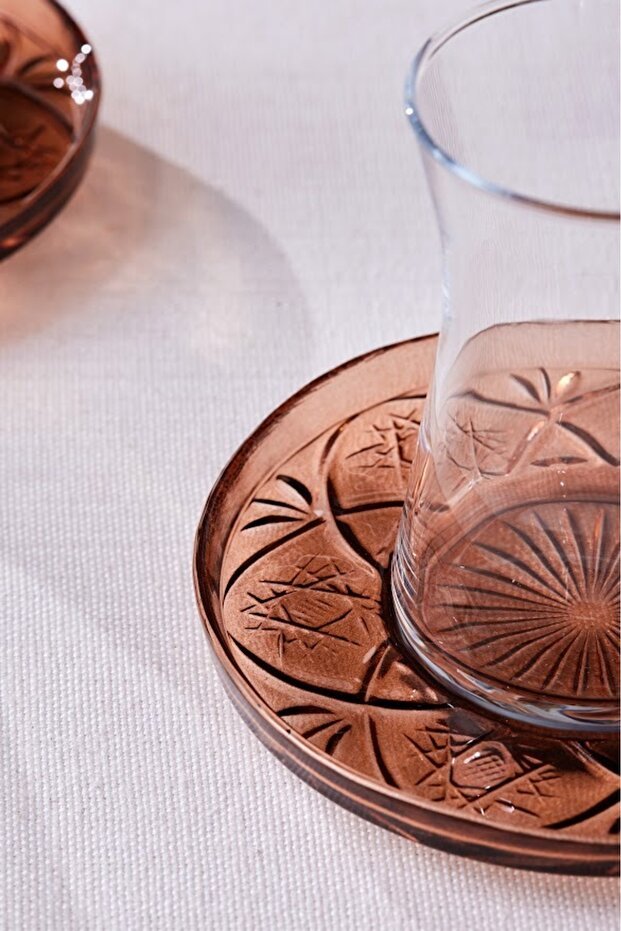 Karaca Amberia Premium Turkish Tea Set for 6 - 12 - Piece Collection - TryAladdin