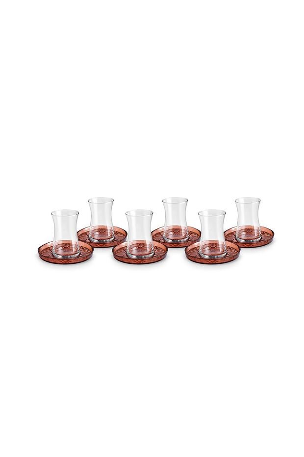 Karaca Amberia Premium Turkish Tea Set for 6 - 12 - Piece Collection - TryAladdin