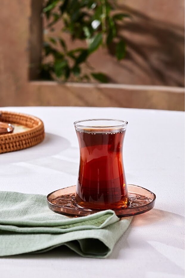 Karaca Amberia Premium Turkish Tea Set for 6 - 12 - Piece Collection - TryAladdin