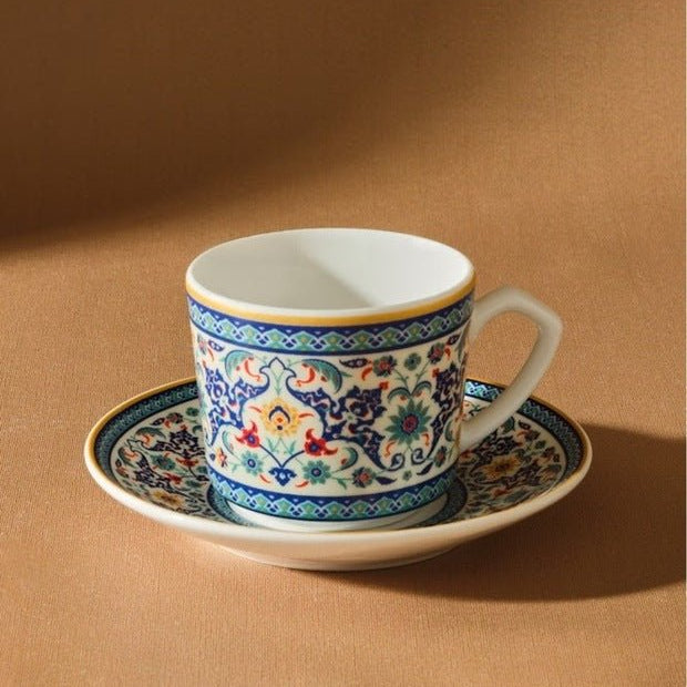 Karaca Beylerbeyi Turkish Coffee Cup Set - 6pc, 80ml – Aladdin