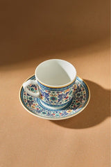 Karaca Beylerbeyi Premium Turkish Coffee Cup Set - 6 Pieces x 80ml - TryAladdin