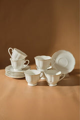 Karaca Can Design 6 - Person Traditional Turkish Coffee Cup Set - 90ml - TryAladdin