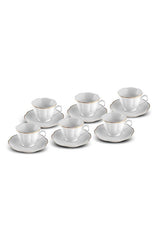 Karaca Can Design 6 - Person Traditional Turkish Coffee Cup Set - 90ml - TryAladdin