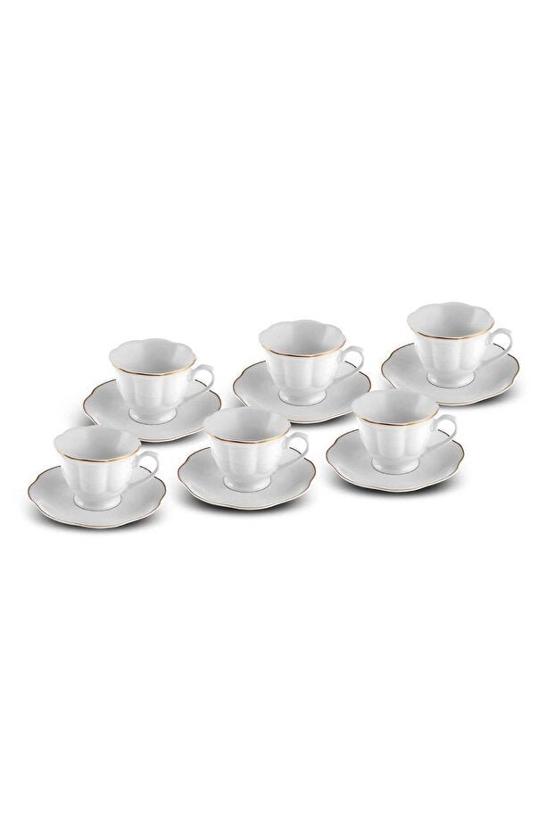 Karaca Can Design 6 - Person Traditional Turkish Coffee Cup Set - 90ml - TryAladdin