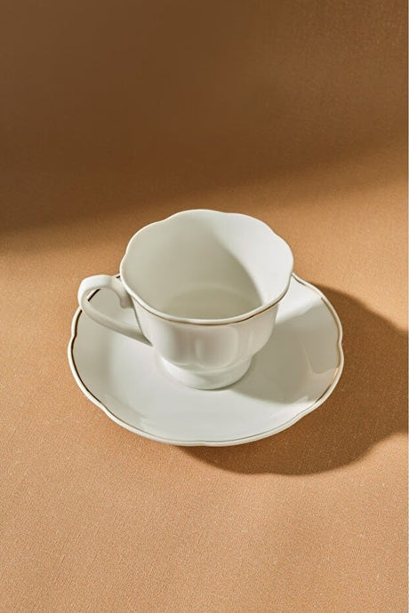 Karaca Can Design 6 - Person Traditional Turkish Coffee Cup Set - 90ml - TryAladdin