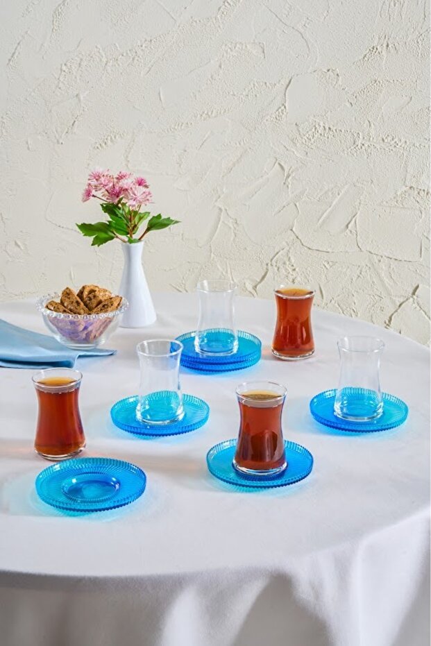 Karaca Ege Professional Turkish Tea Set - 12 Piece - 165ml - TryAladdin