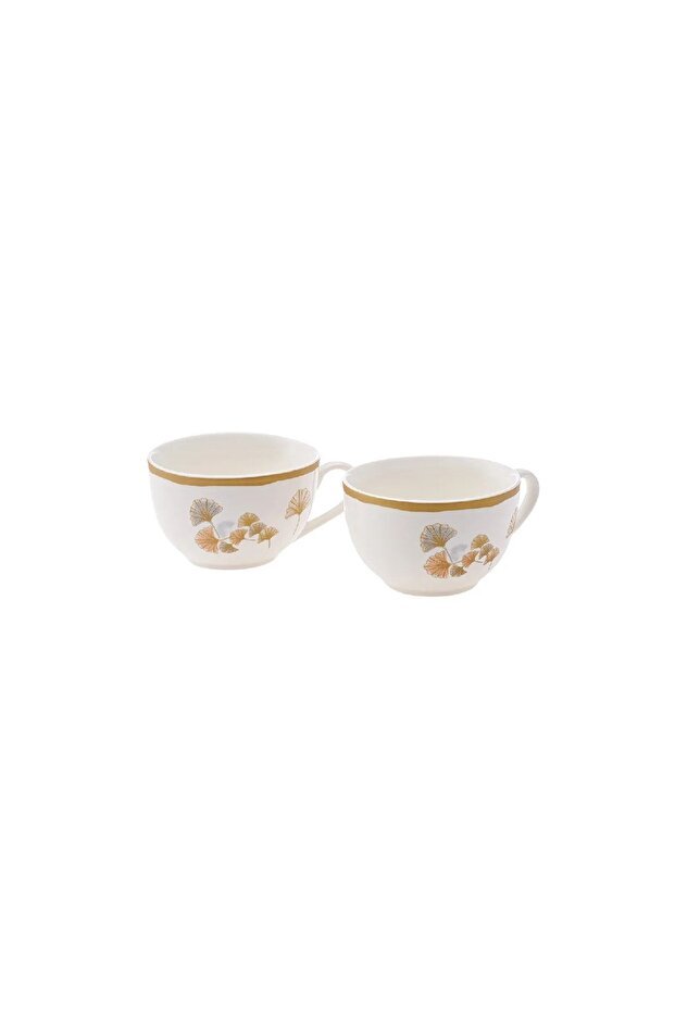 Karaca Ginko Elegant Turkish Tea Cup Set for 2 - 2 Piece Set - TryAladdin