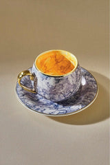 Karaca Gloss Double Porcelain Coffee Cup Set - 2 Piece, 150ml - TryAladdin