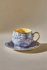 Karaca Gloss Double Porcelain Coffee Cup Set - 2 Piece, 150ml - TryAladdin