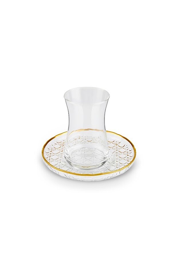 Karaca Hazeran Premium Turkish Tea Set - 12 Piece - TryAladdin