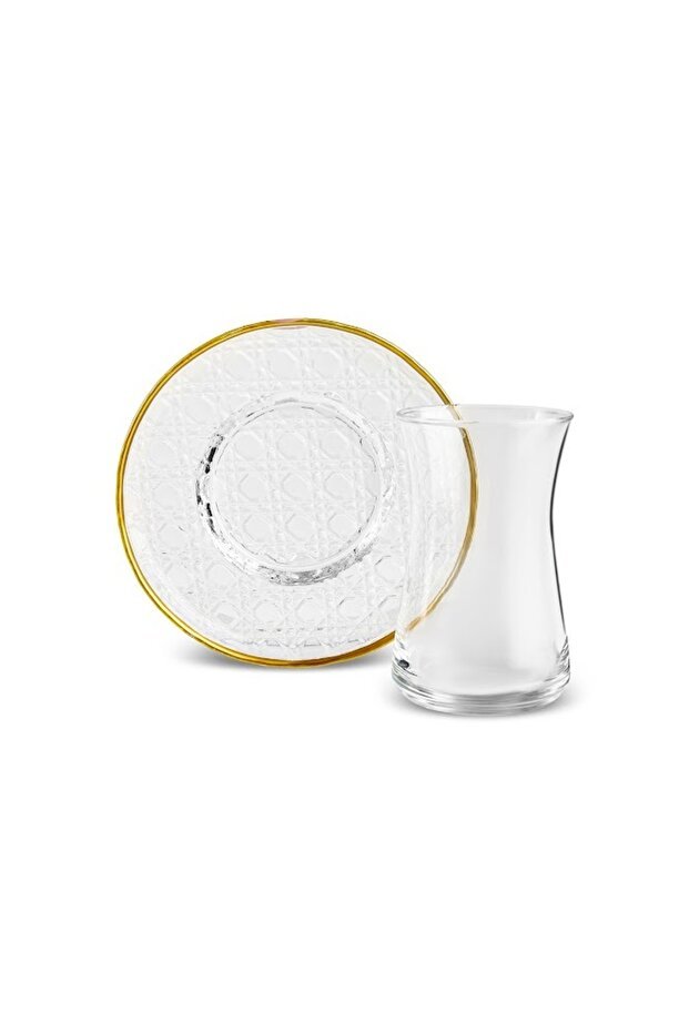 Karaca Hazeran Premium Turkish Tea Set - 12 Piece - TryAladdin