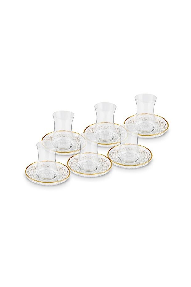 Karaca Hazeran Premium Turkish Tea Set - 12 Piece - TryAladdin