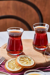 Karaca Irem Elegant Turkish Tea Glass Set - 6 Count - TryAladdin