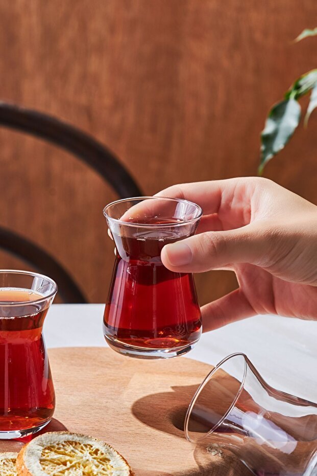 Karaca Irem Elegant Turkish Tea Glass Set - 6 Count - TryAladdin