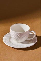 Karaca Lisa Premium Turkish Coffee Espresso Cup Set - 6 Pieces, 90ml - TryAladdin