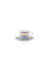 Karaca Nossa Premium Turkish Coffee Cup Set - 6 Piece, 80mL Capacity - TryAladdin