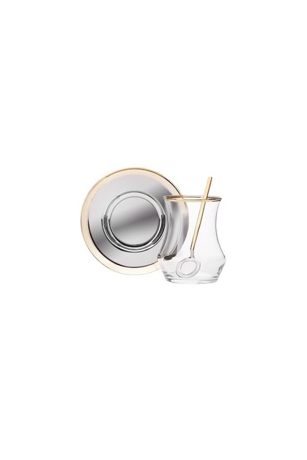 Karaca Pera Gold 18 - Piece Professional Tea Service Set - TryAladdin