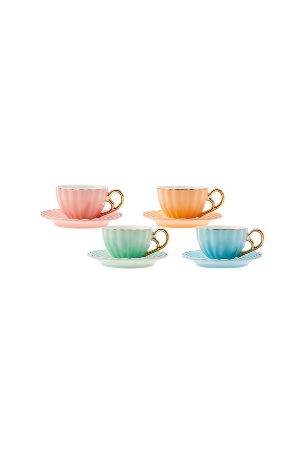 Karaca Premium Golf Turkish Coffee Cup Set - 4 - Person, 90ml Capacity - TryAladdin