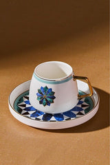 Karaca Premium Roman 2 - Person Turkish Coffee Cup Set - 90ml - TryAladdin