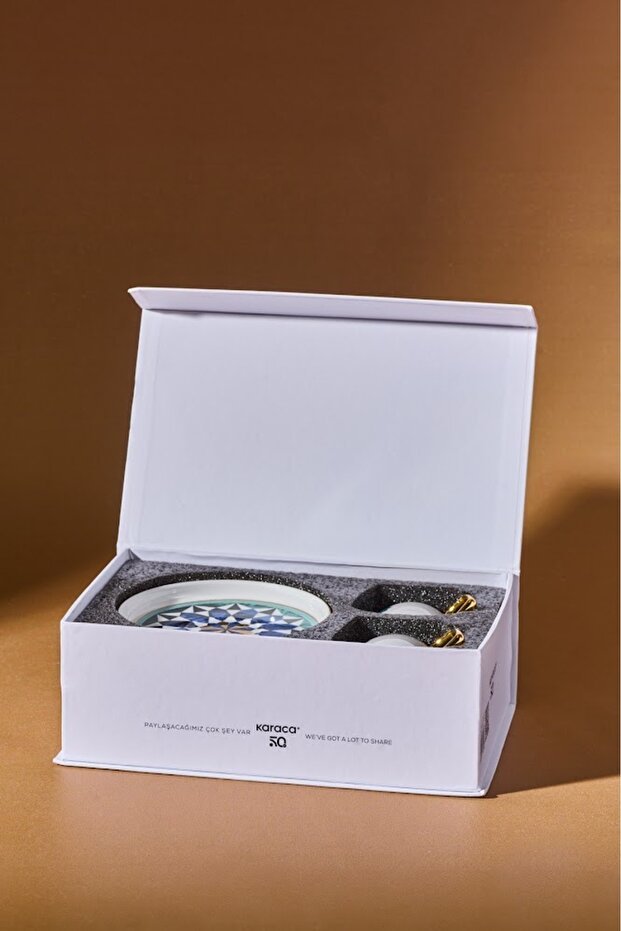 Karaca Premium Roman 2 - Person Turkish Coffee Cup Set - 90ml - TryAladdin