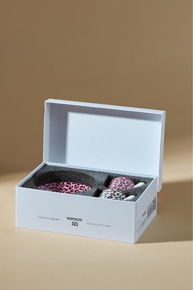 Karaca Premium Turkish Coffee Cup Set - 2 Person - 80ml - TryAladdin