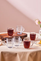 Karaca Premium Winnie Porcelain Tea Cup Set - 6 Piece, 200ml - TryAladdin