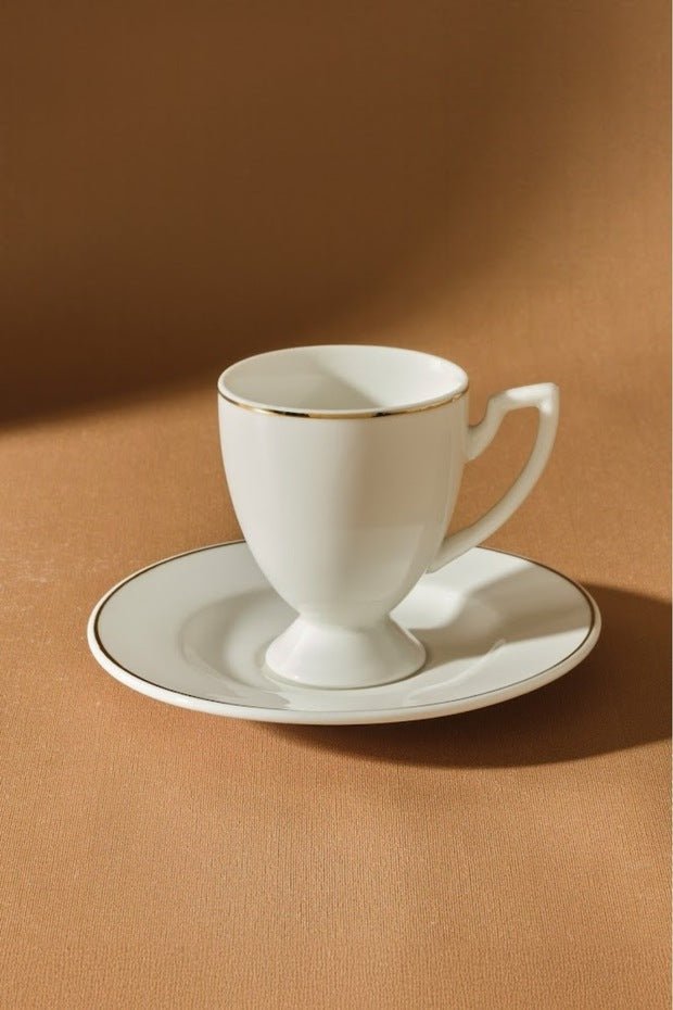 Karaca Professional Boyoz Turkish Coffee Cup Set - 6 - Person, 85ml Each - TryAladdin